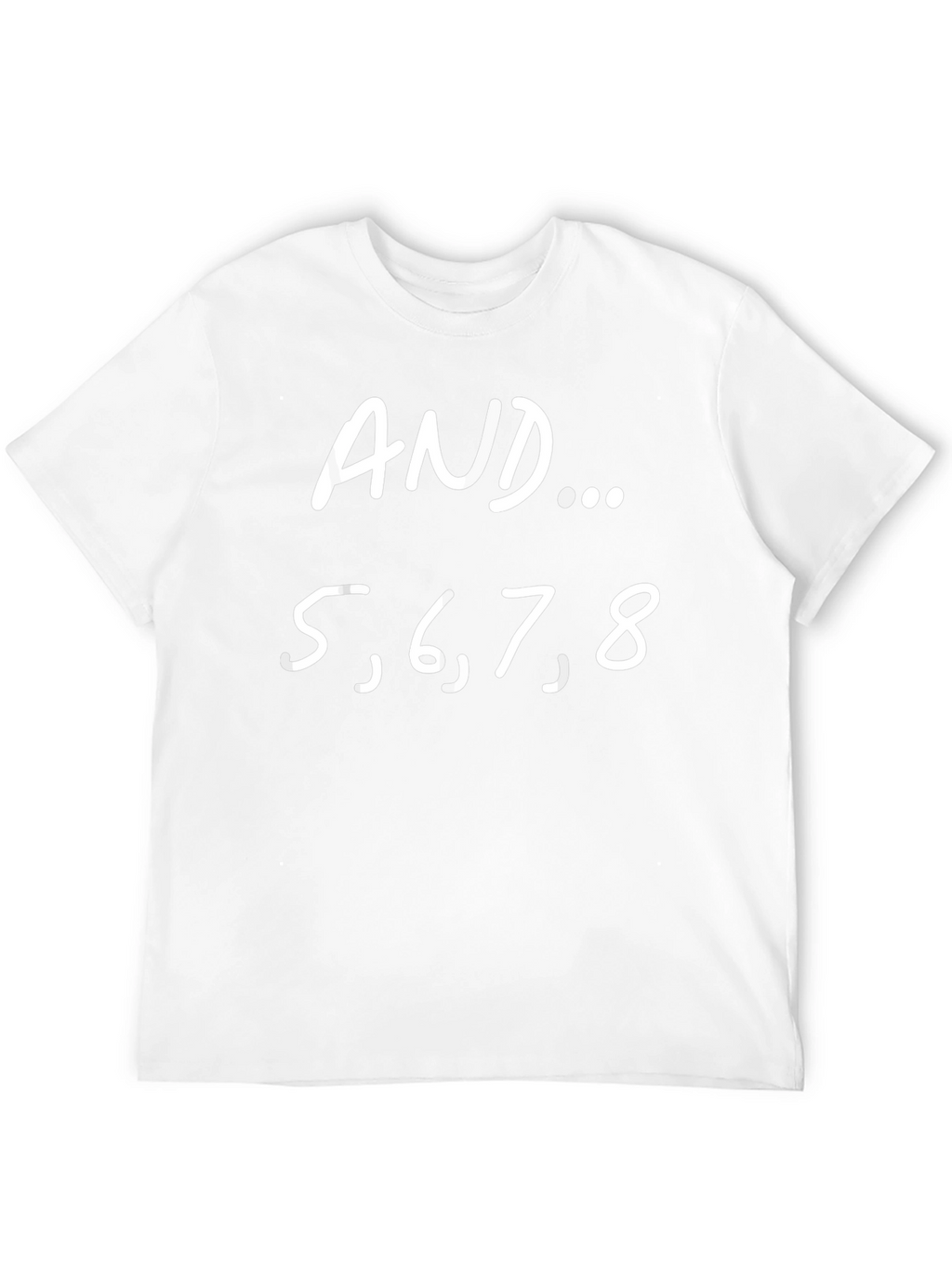 Dance T-Shirt - AND... 5678 - Black Crew Neck