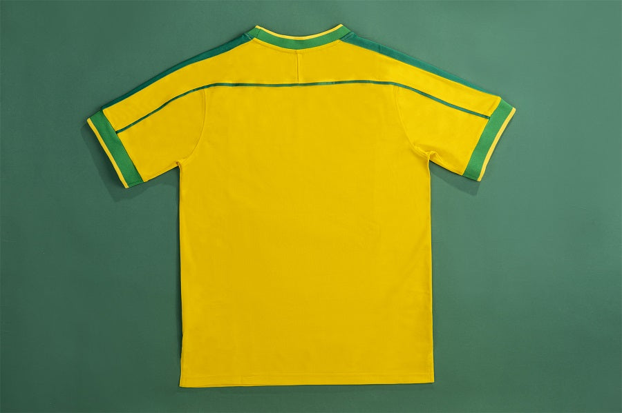 CAFU #2 Retro Brazil Home Jersey World Cup 1998 Image 5