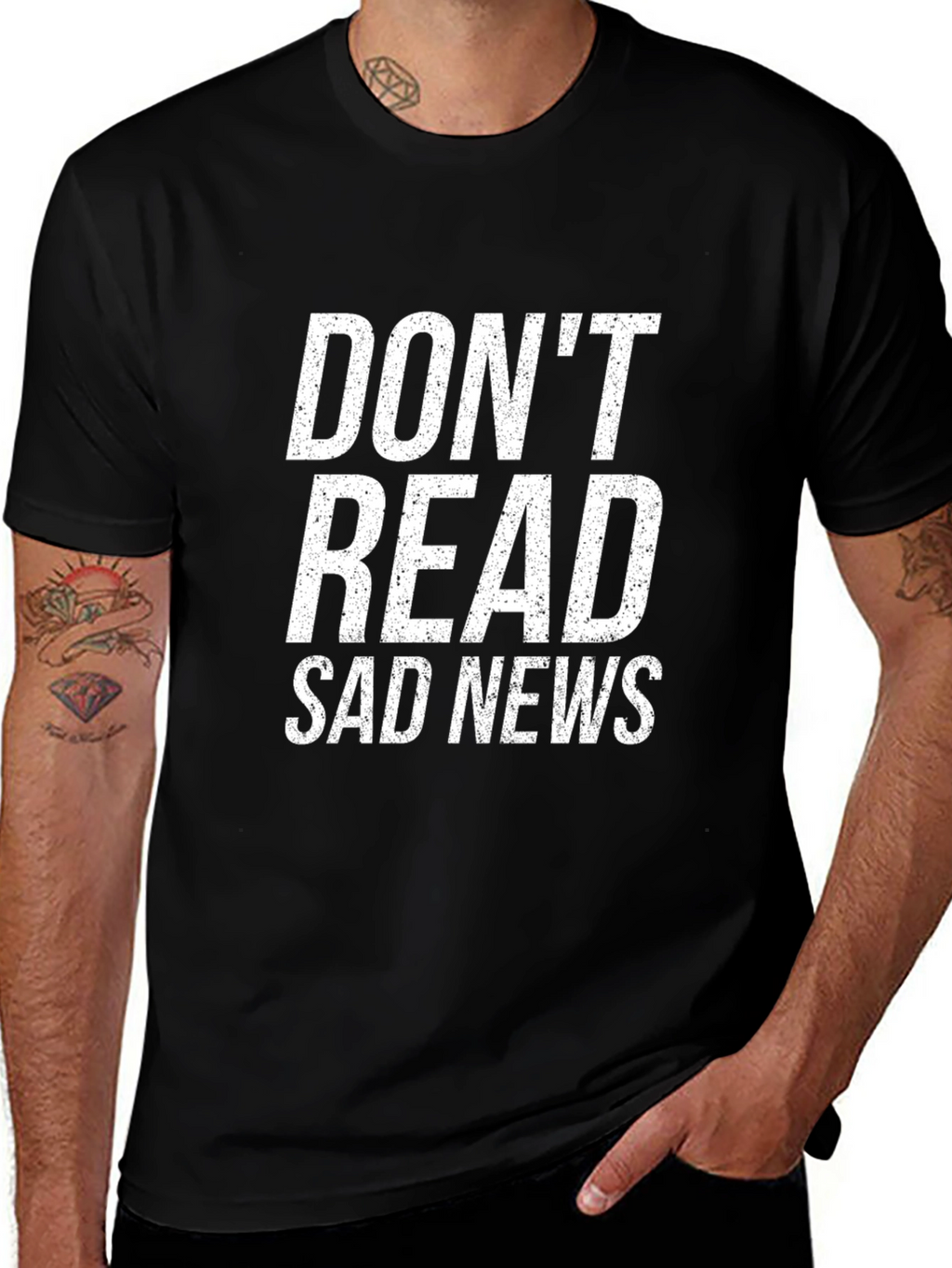 Dont Read Sad News Graphic Tee - Unisex