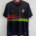 2015 Portugal Away Black Retro Soccer Jersey Item NO.: 2149962 Front