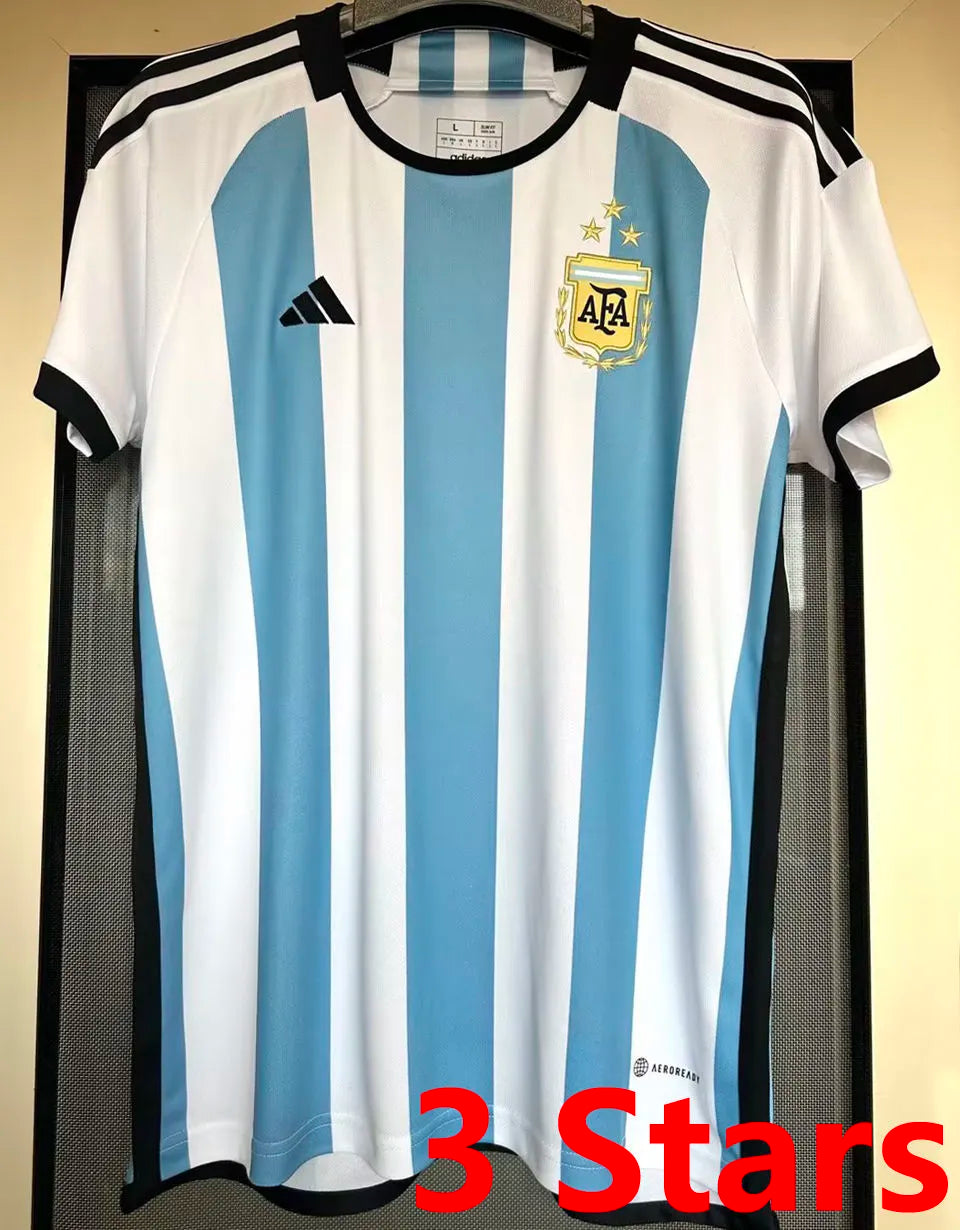 CAMPEONES DEL MUNDO 3 Stars Argentina 1:1 Home Fans Jersey (3 Stars 3星) 2022/23 ★★ Detail 1
