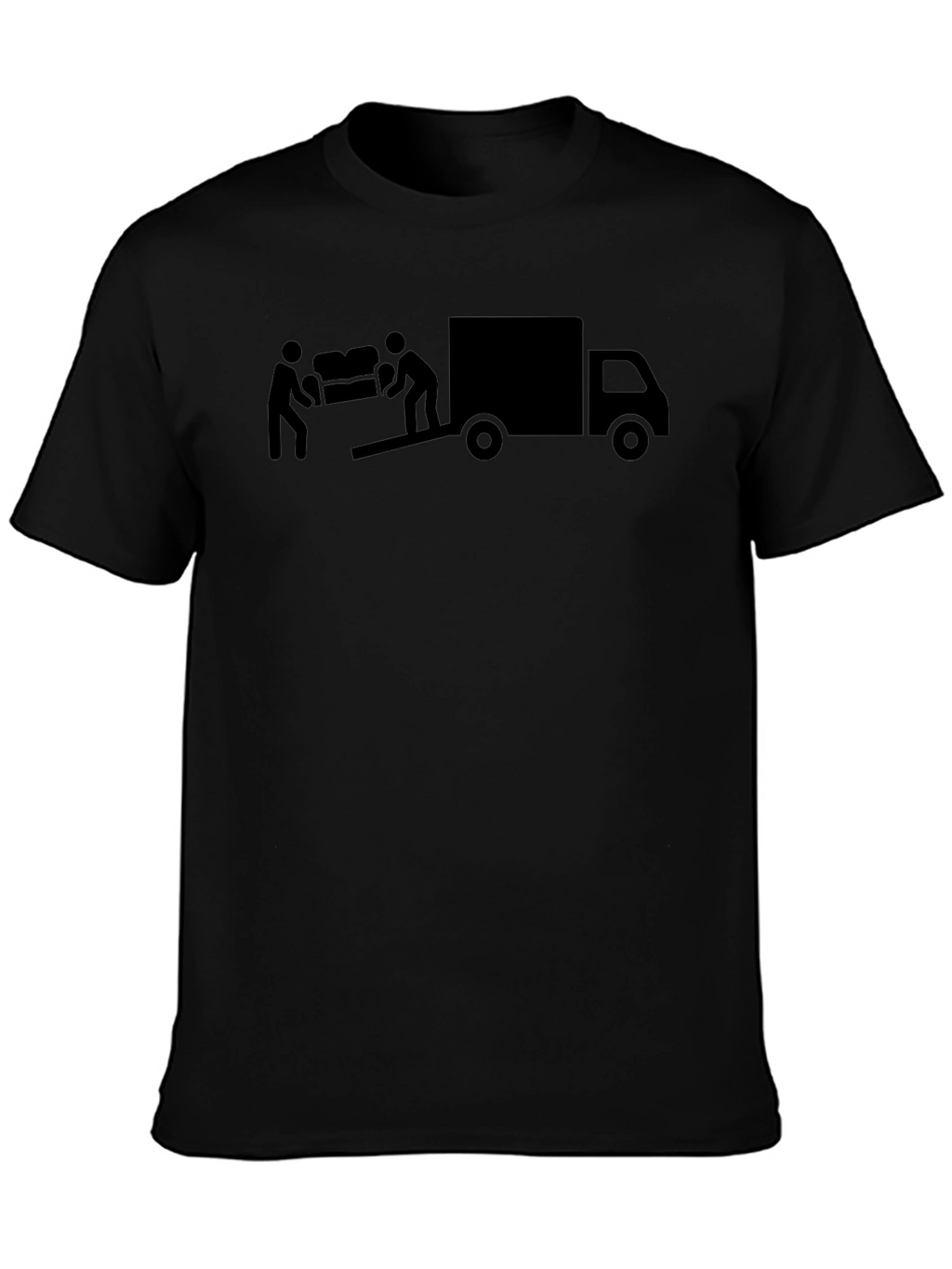 Moving Day T-Shirt - Mens Black Graphic Tee