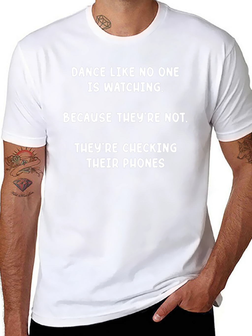 Funny Dance Like No One Is Watching T-Shirt