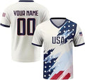 Custom Soccer Jersey for Kids Youth Adults - Personalized Flag Design Name Number