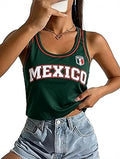Women's Soccer Cup 2026 Sleeveless Crop Jersey Tank Top