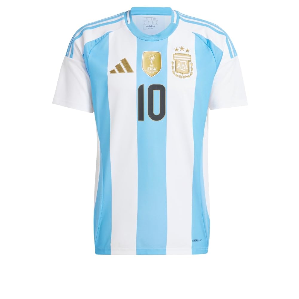 Argentina 24 Messi Home Soccer Jersey - XX-Large