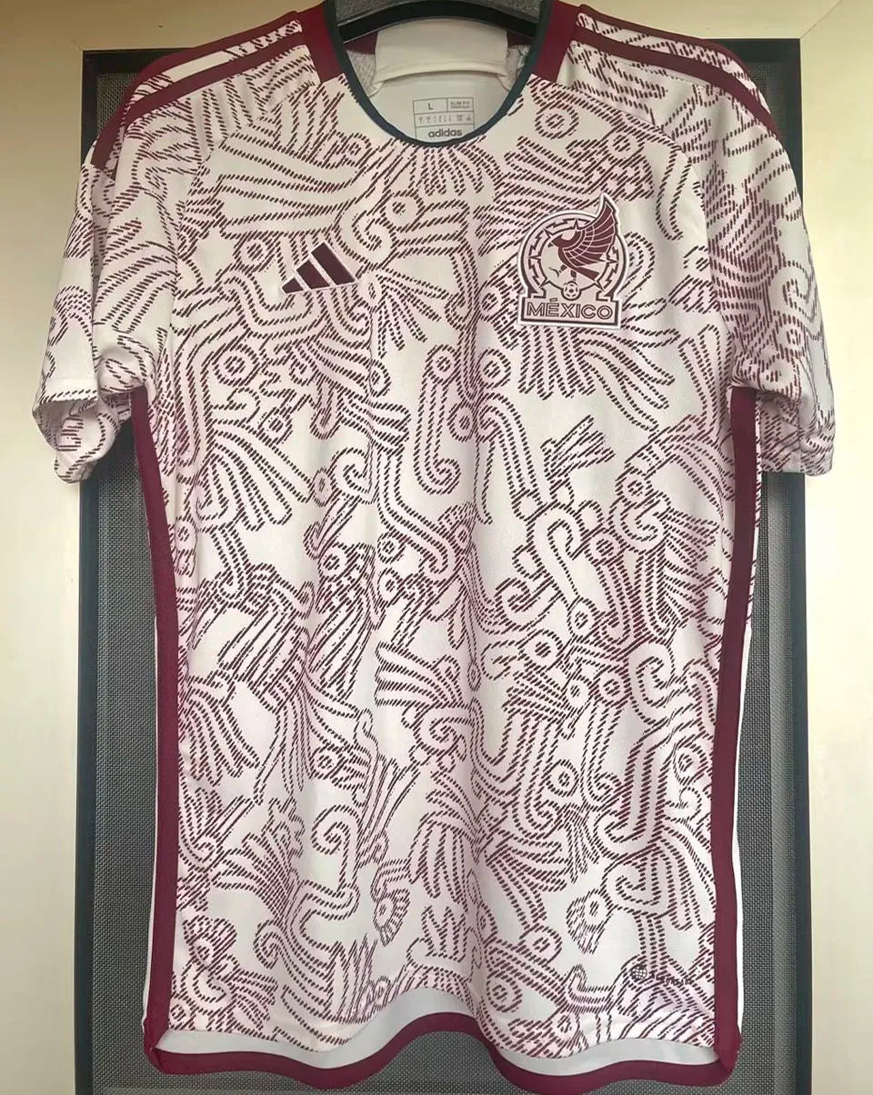 H. LOZANO #22 Mexico 1:1 Quality Away Fans Soccer Jersey ★★ Detail 2