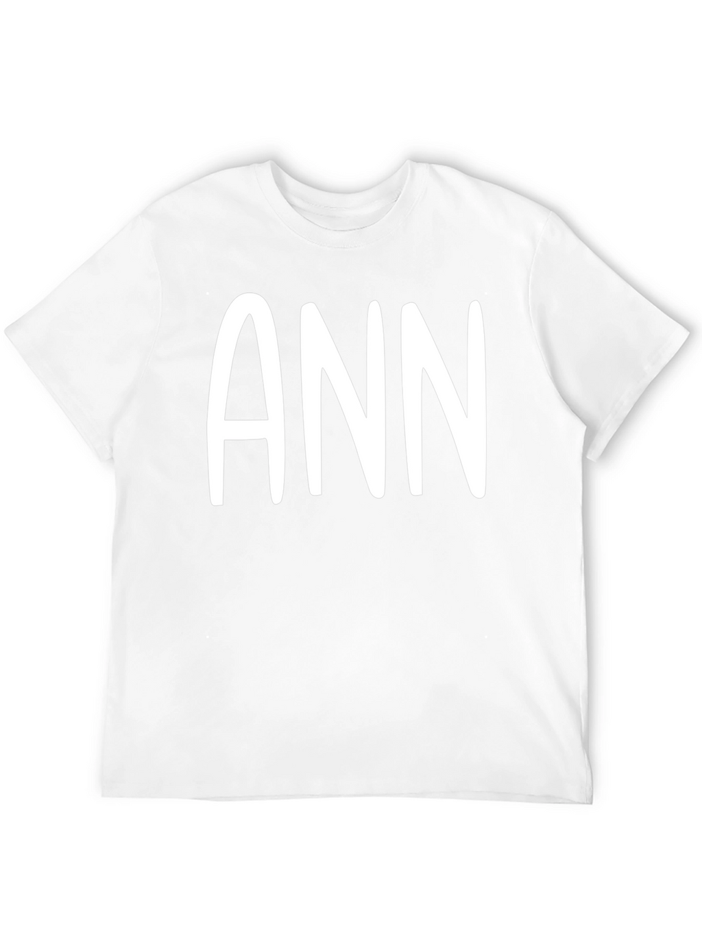ANN Black Cotton Graphic Tee - Unisex