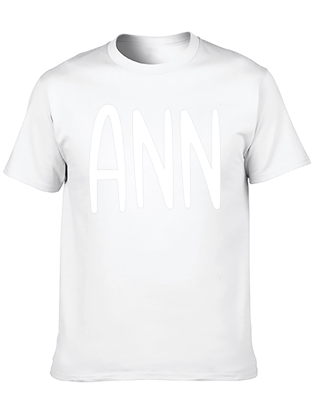 ANN Black Cotton Graphic Tee - Unisex