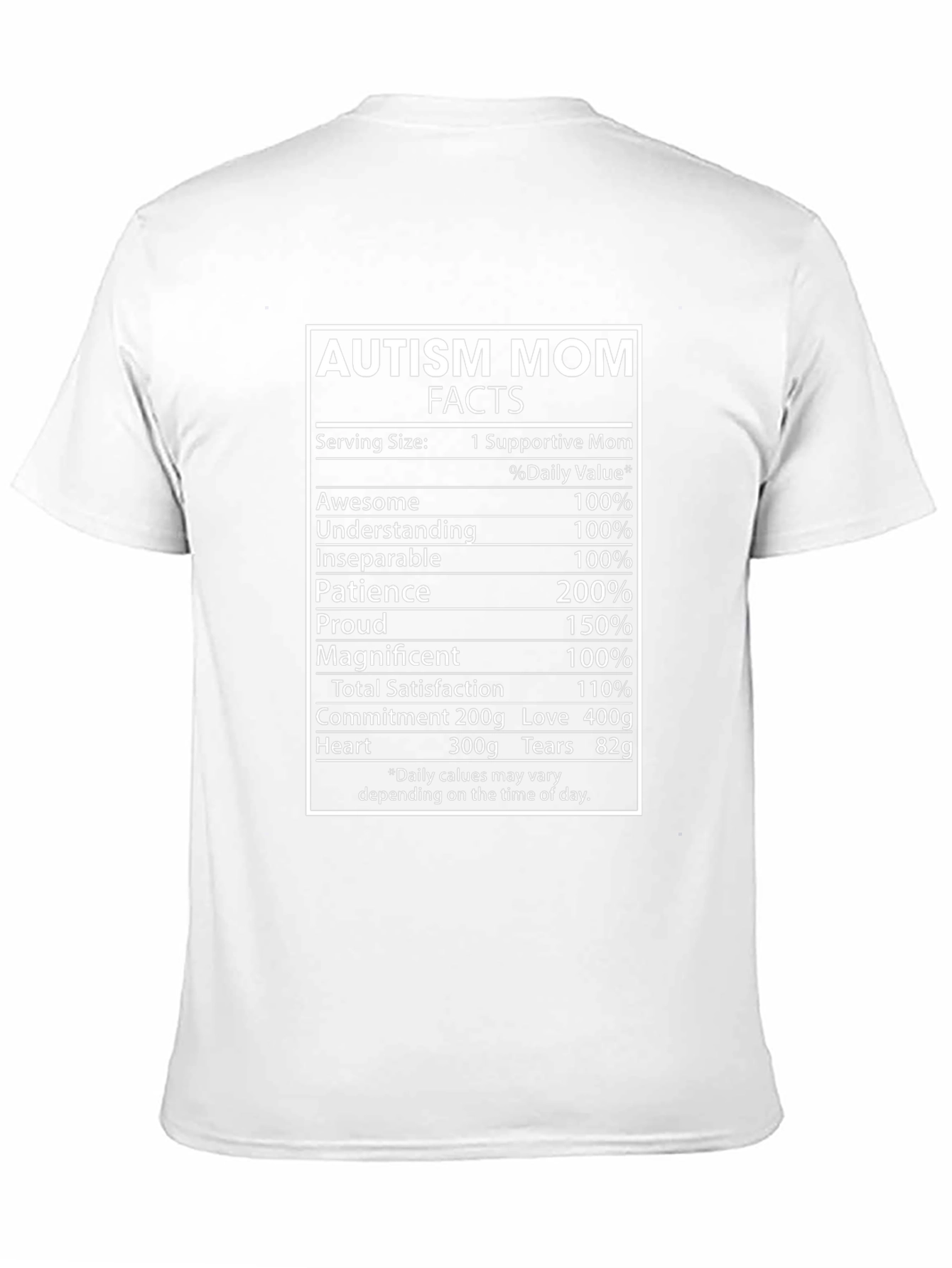 Autism Mom Facts T-Shirt: Supportive & Awesome