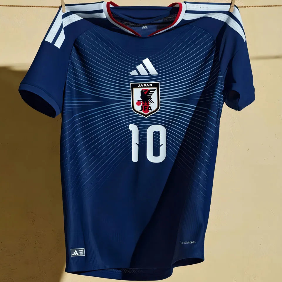 2026 Japan Y-3 Special Edition Blue Fans Jersey Detail 1