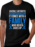 Juvenile Arthritis Awareness T-Shirt - Family Support