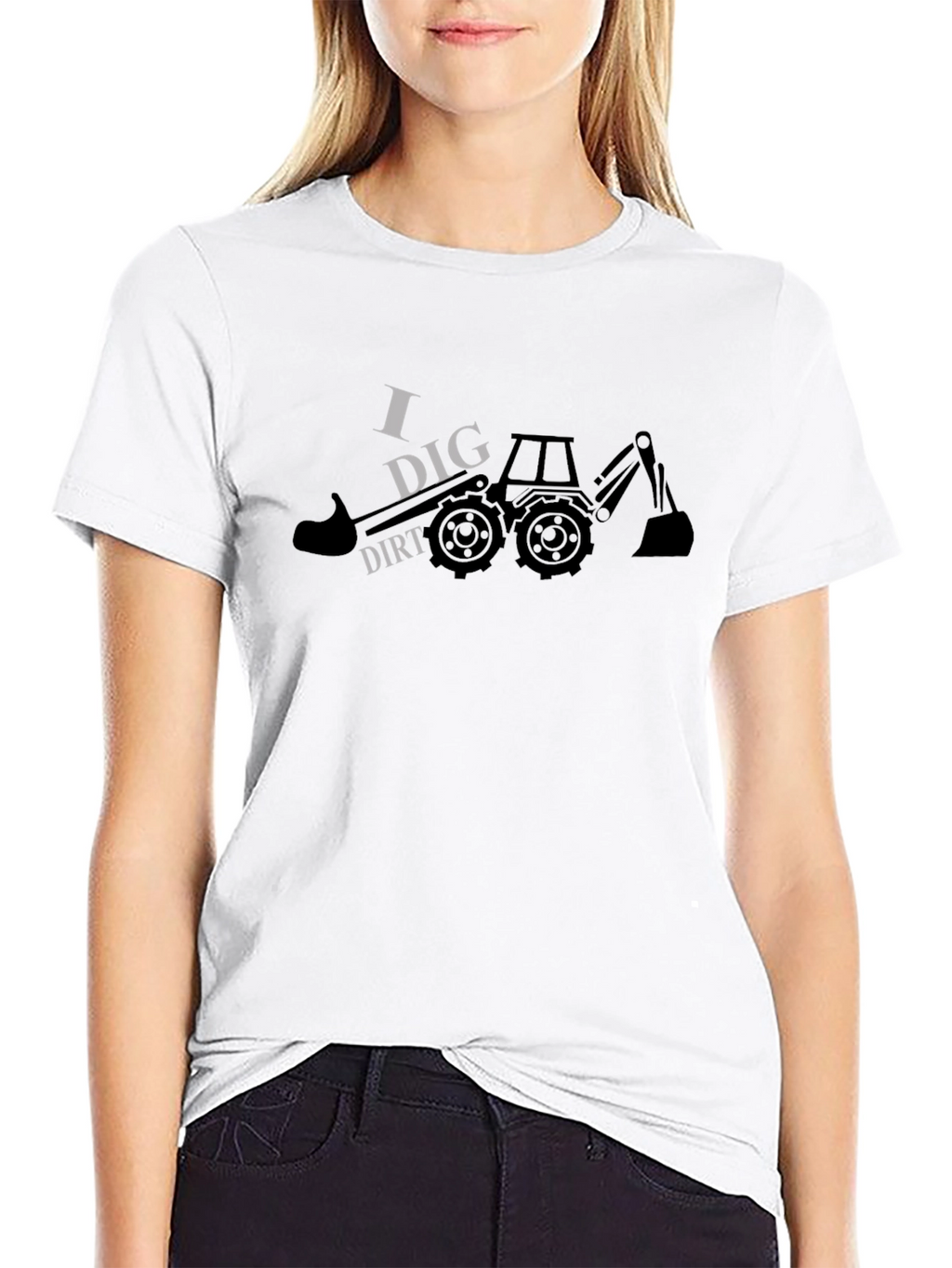 I Dig Dirt T-Shirt - Construction Tractor Tee
