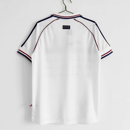 Zidane #10 Retro France Away Jersey World Cup 1998 Image 4
