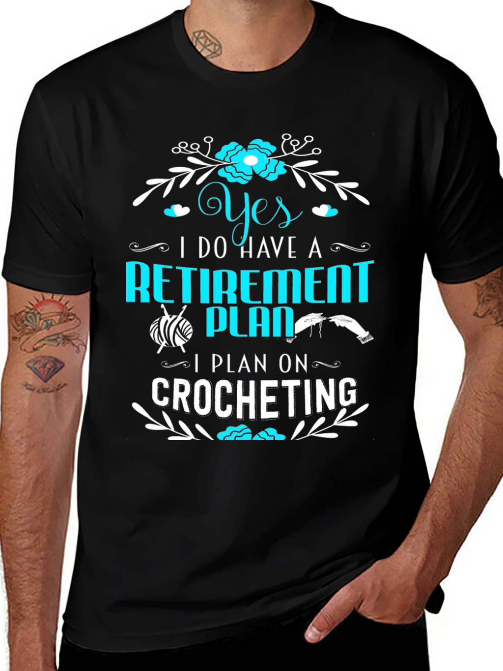 Retirement Crocheting Plan T-Shirt