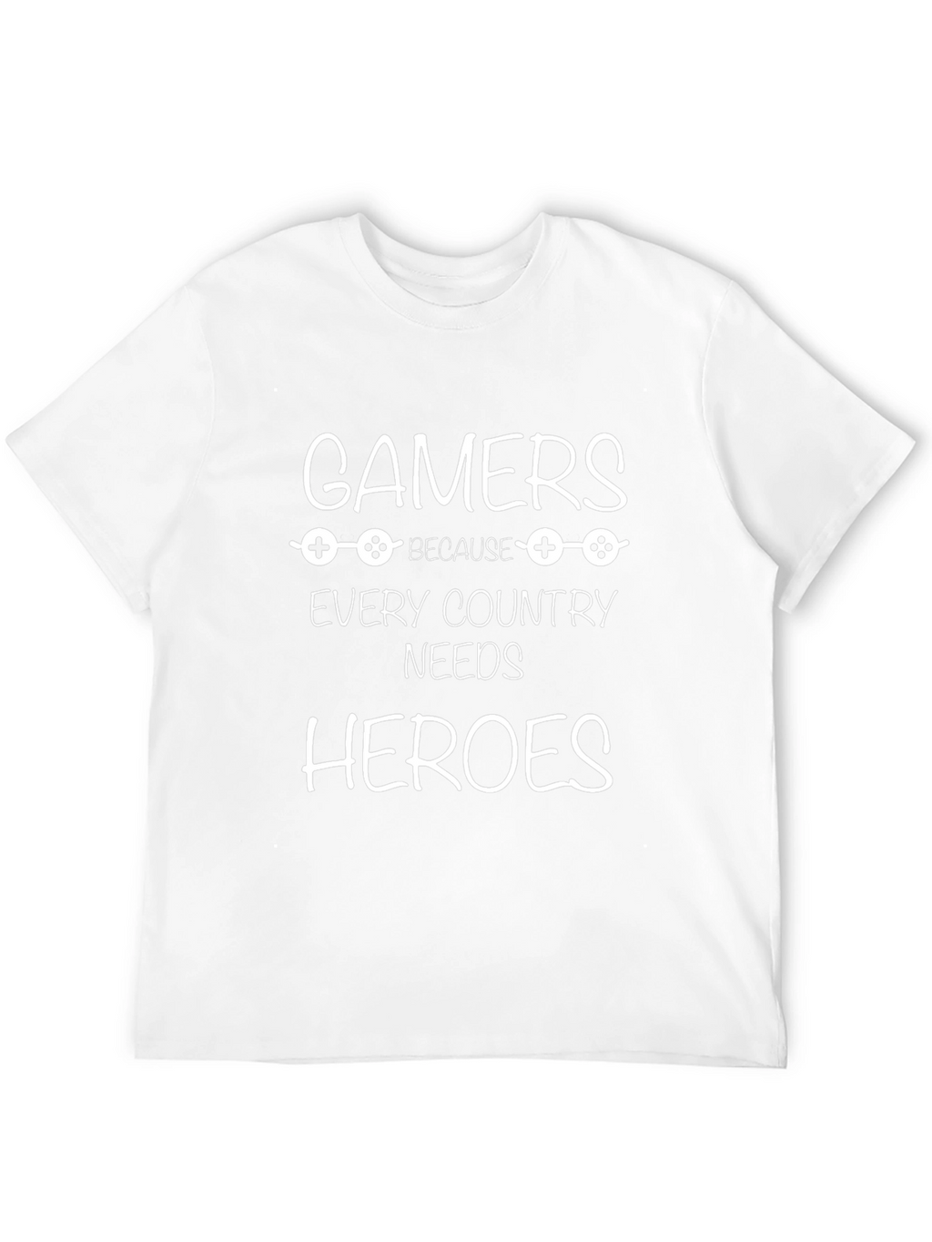Gamers Heroes Graphic Black T-Shirt
