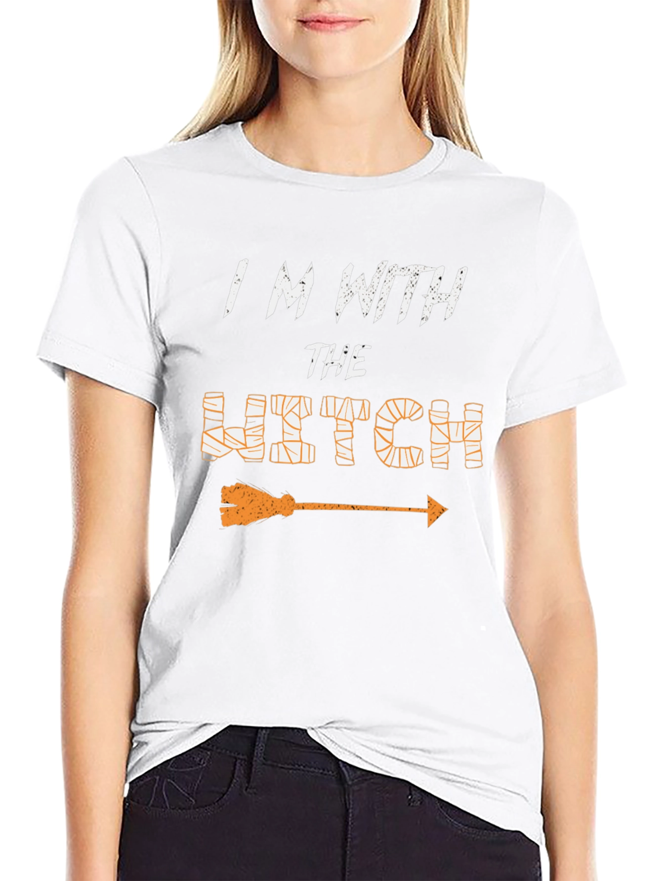 Im With the Witch T-Shirt - Halloween Costume Tee