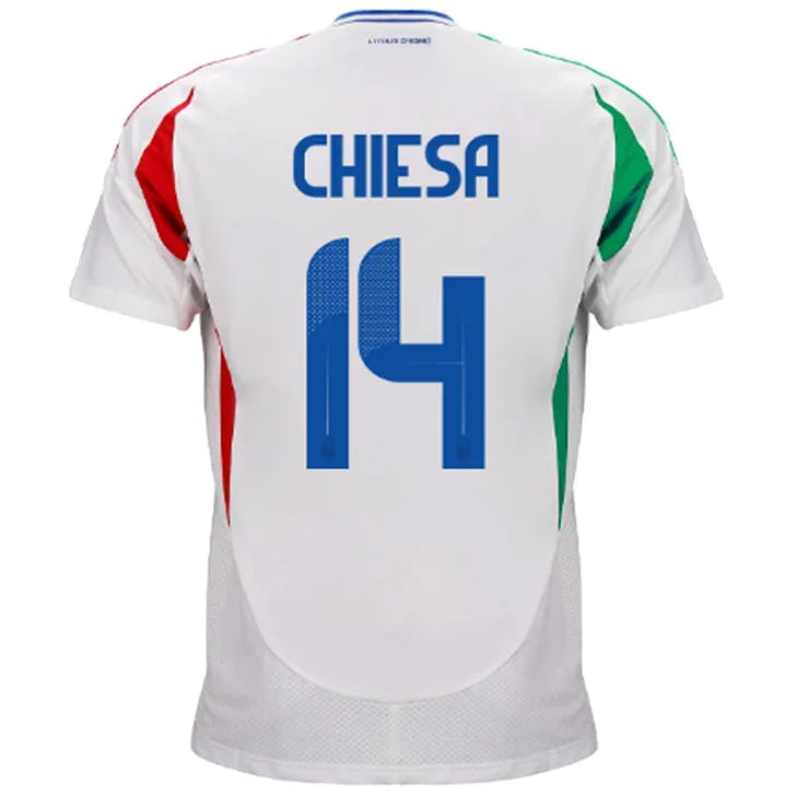 2024/25 Italy 1:1 Quality Away White Fans Soccer Jersey Detail 2