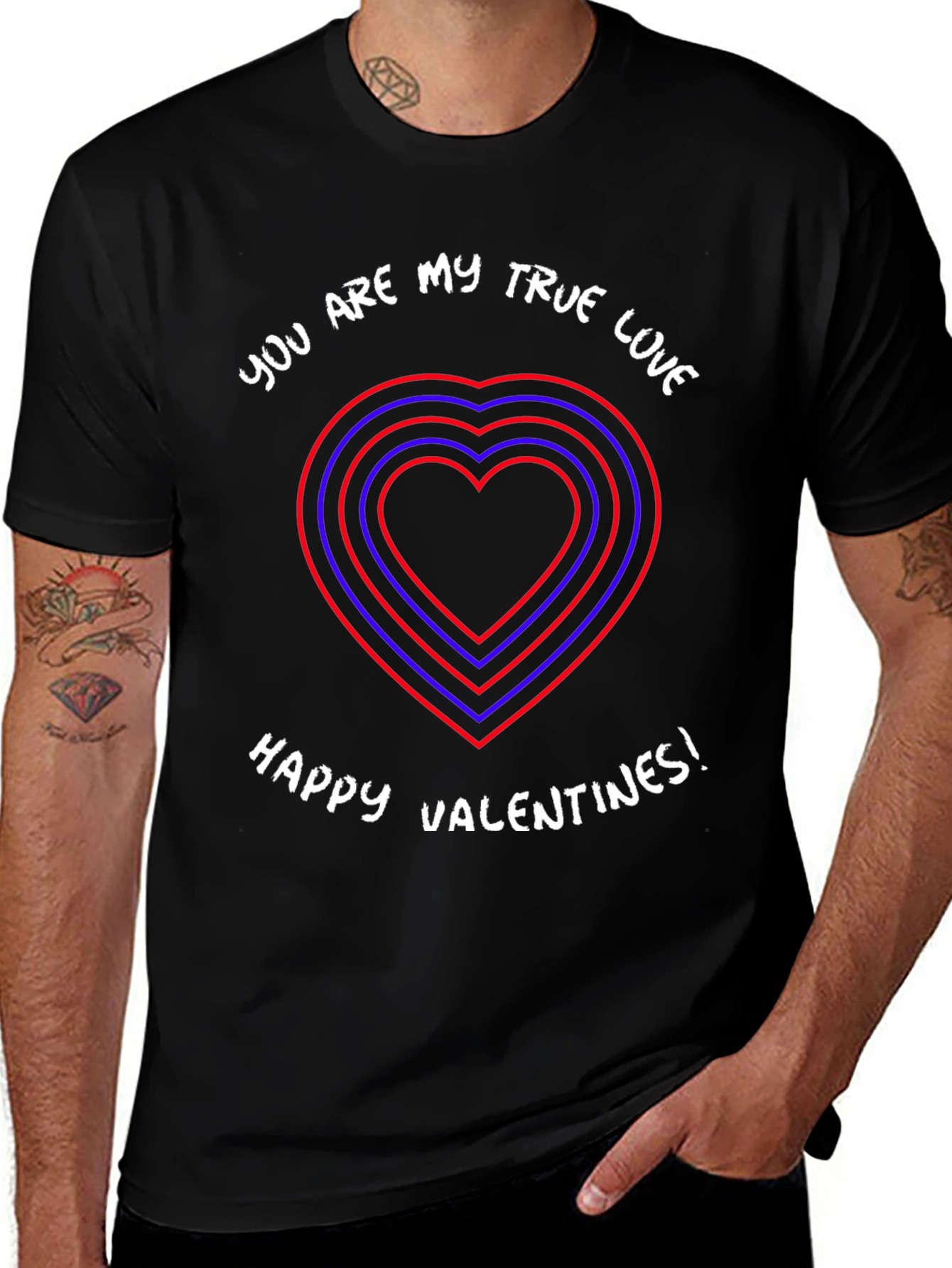 Valentines Day Heart T-Shirt - You are My True Love