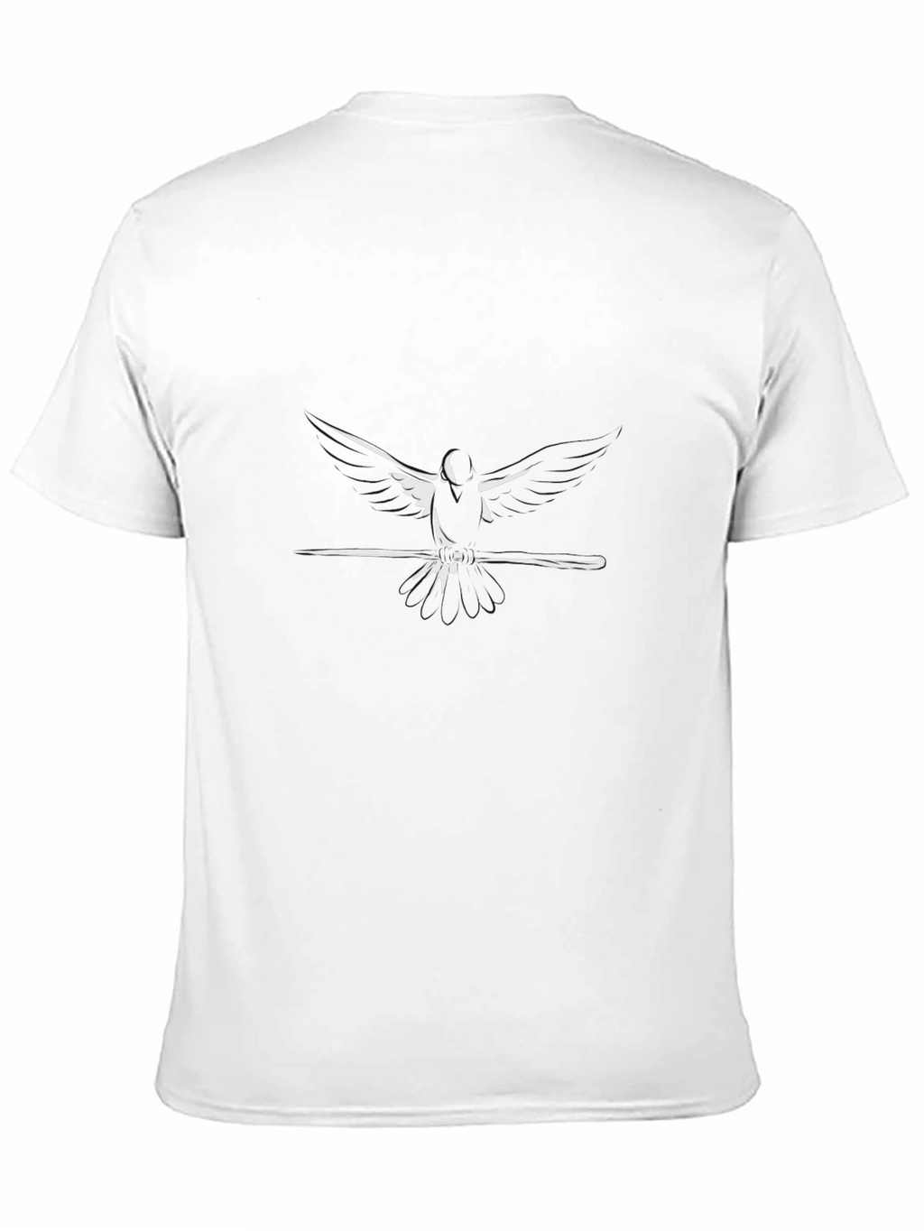 Black Bird on Wire Graphic Tee