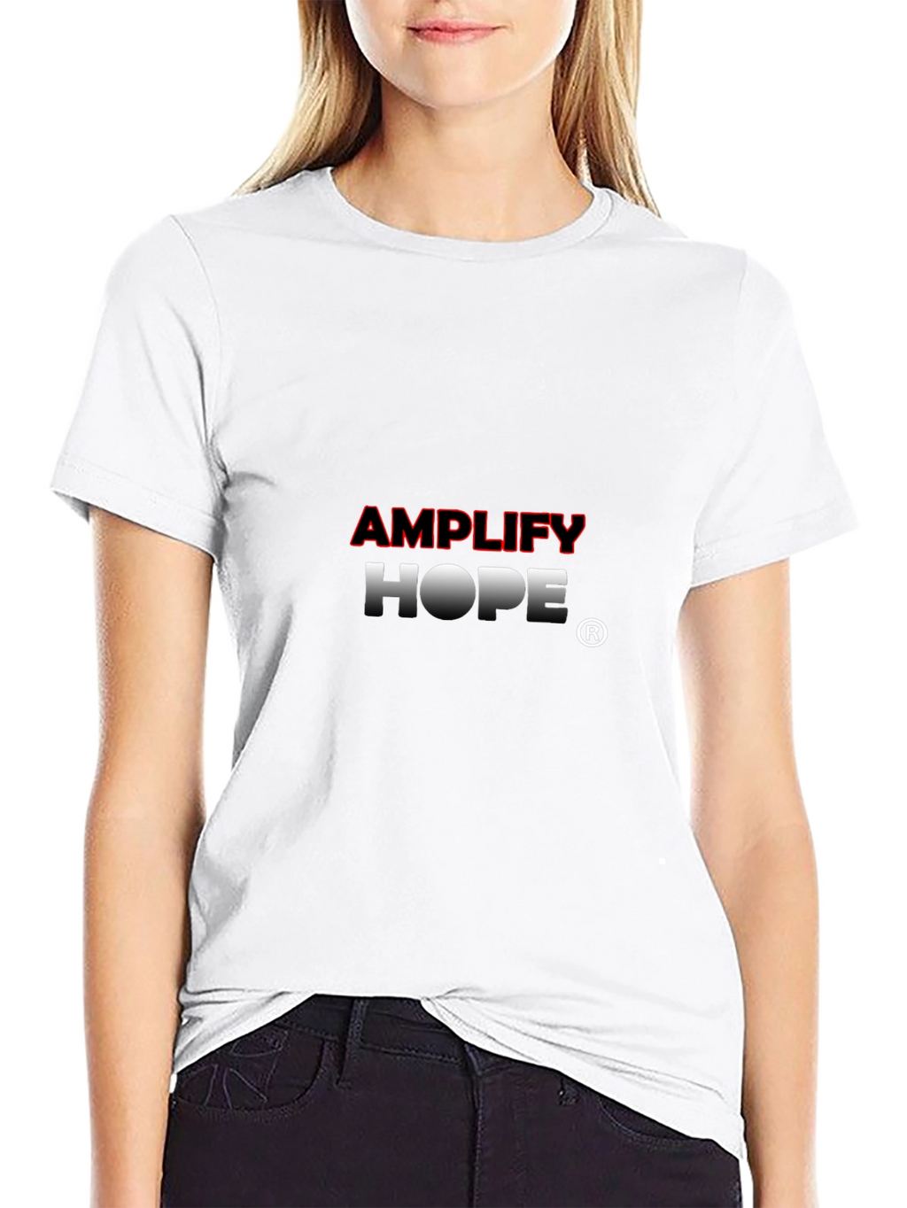 Amplify Hope Graphic T-Shirt - Premium Black Tee