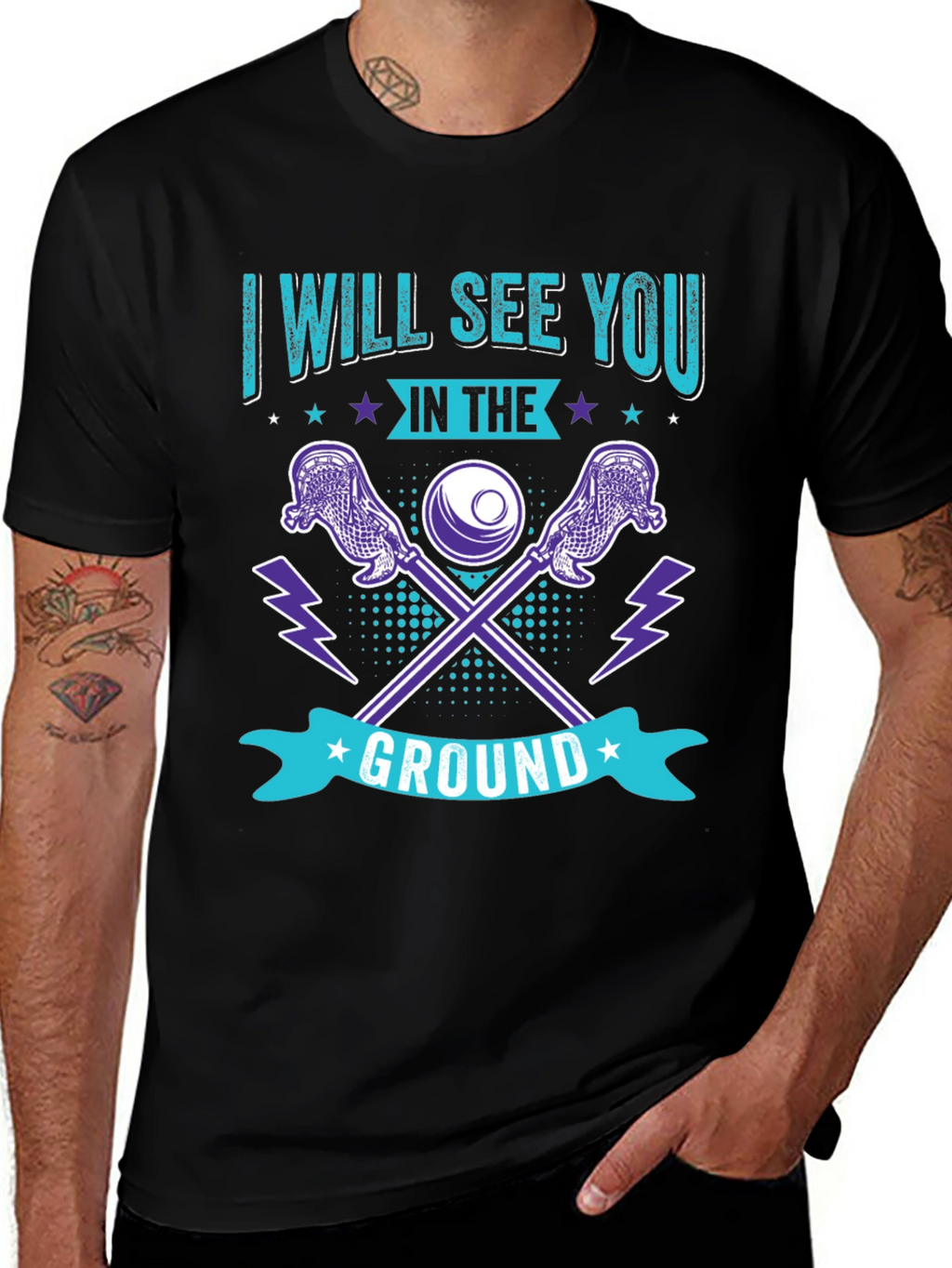 Lacrosse T-Shirt: I Will See You in the Ground