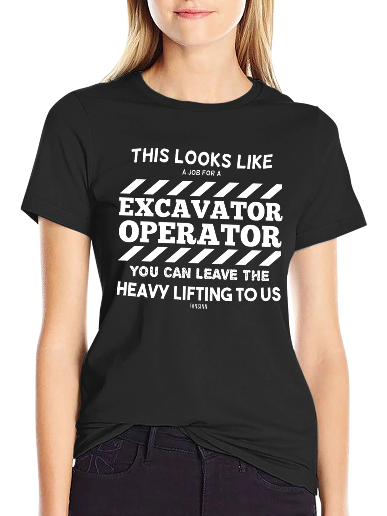Excavator Operator T-Shirt - Funny Construction Job Tee