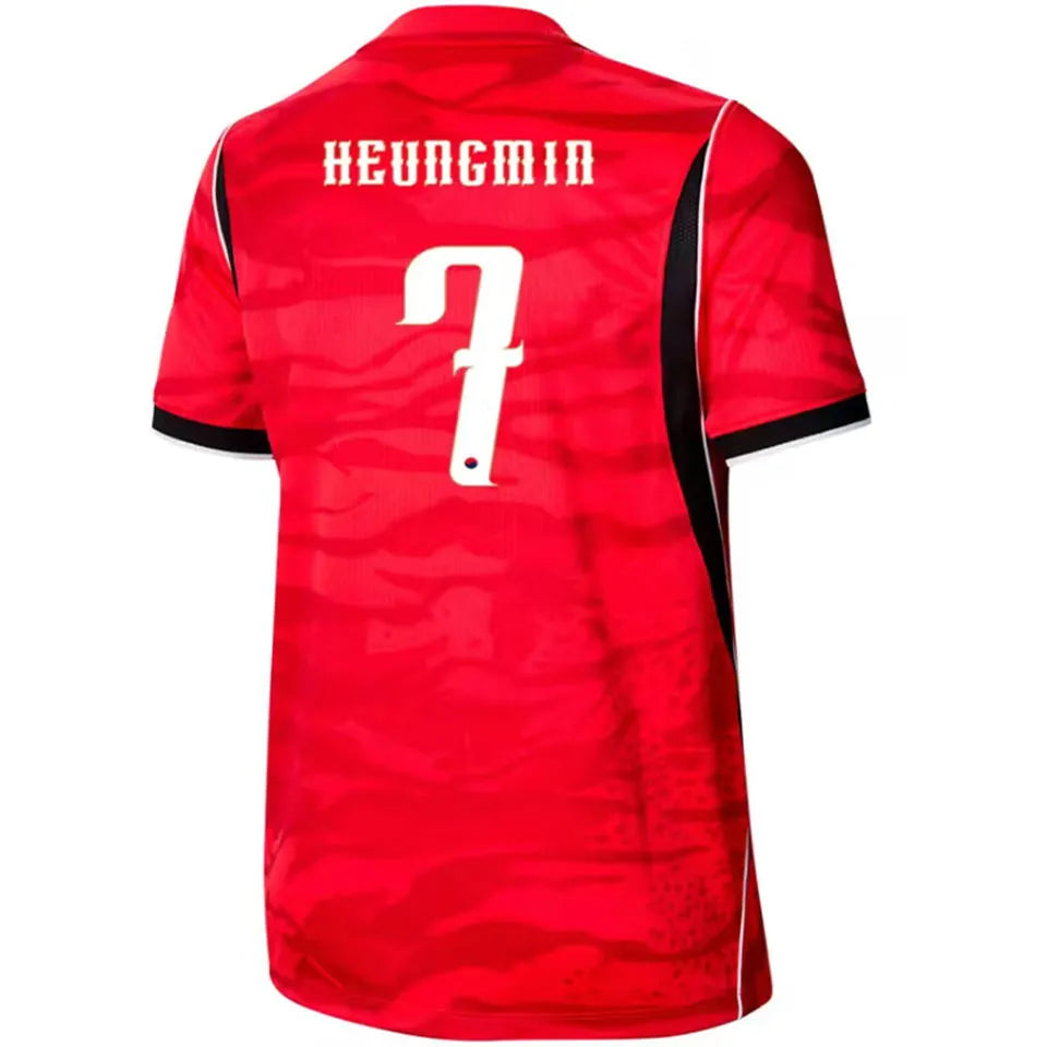 2026/27 South Korea Home Red Women Soccer Jersey 女 Detail 2
