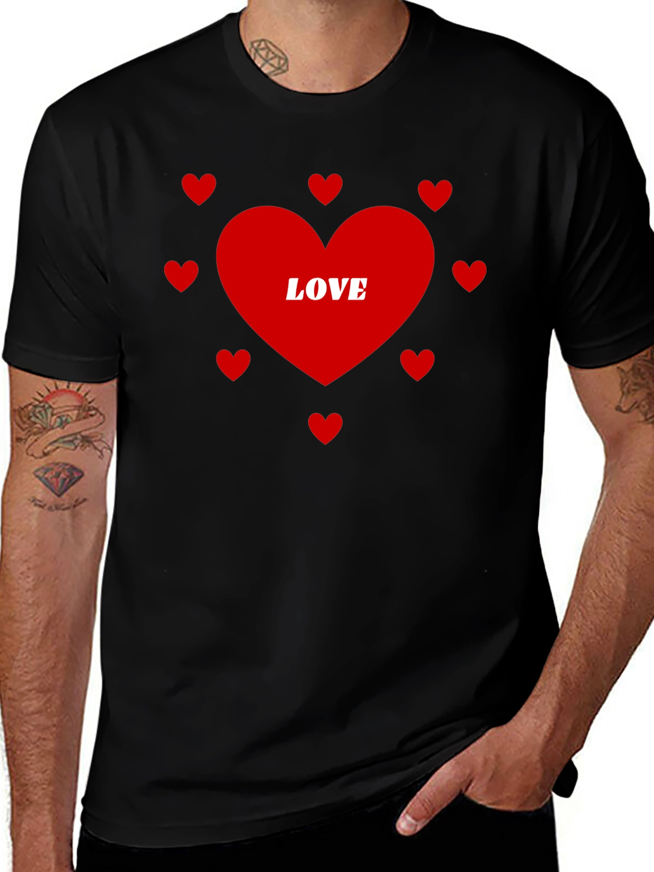 Love Heart Graphic T-Shirt