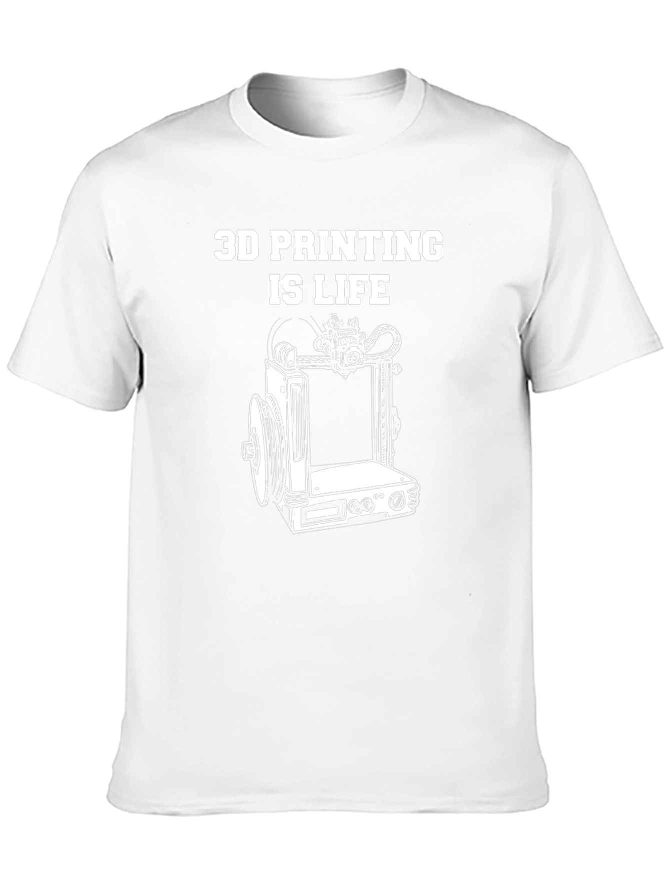 3D Printing is Life Black T-Shirt