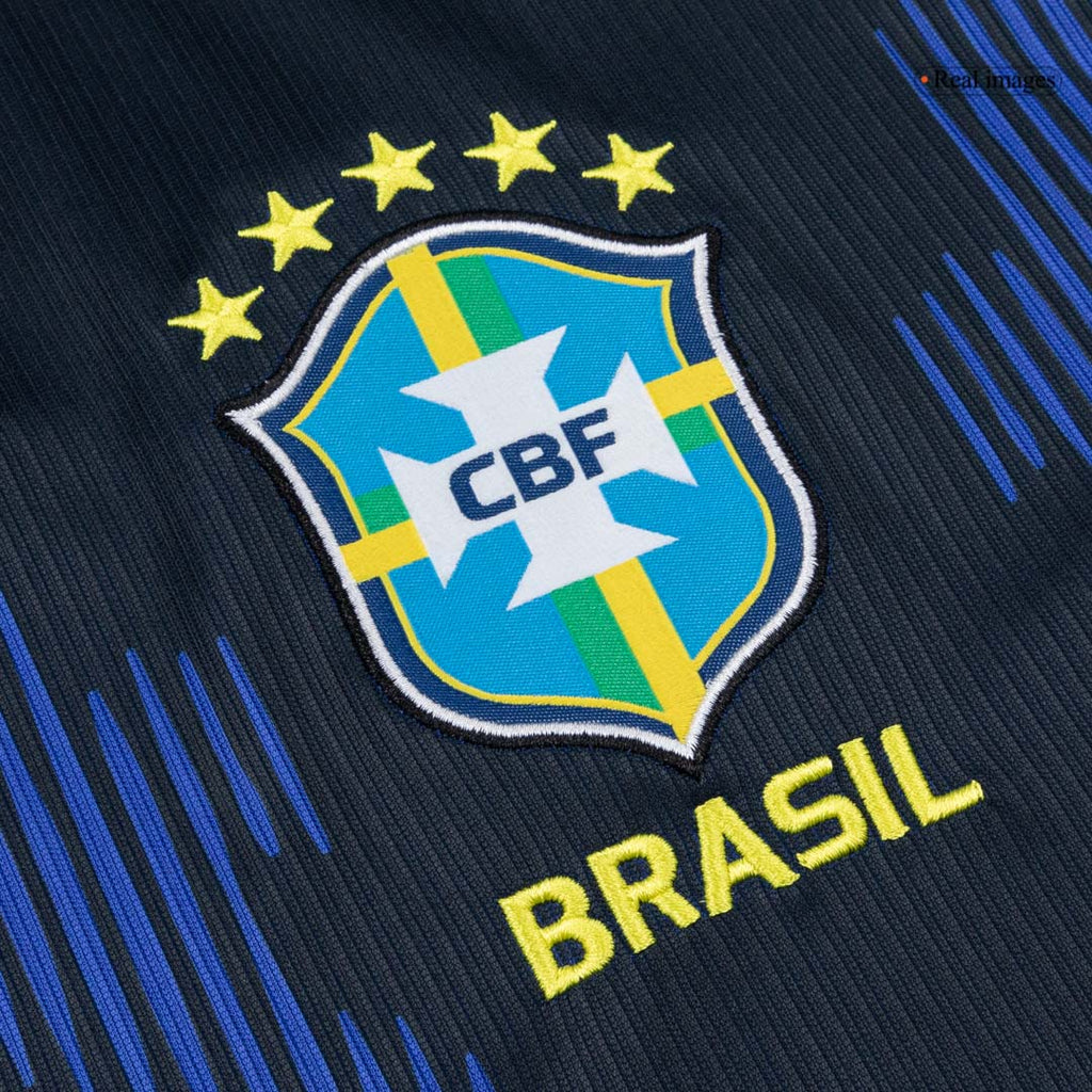 NEYMAR JR. #10 Brazil Away Soccer Jersey World Cup 2026 Navy Image 5