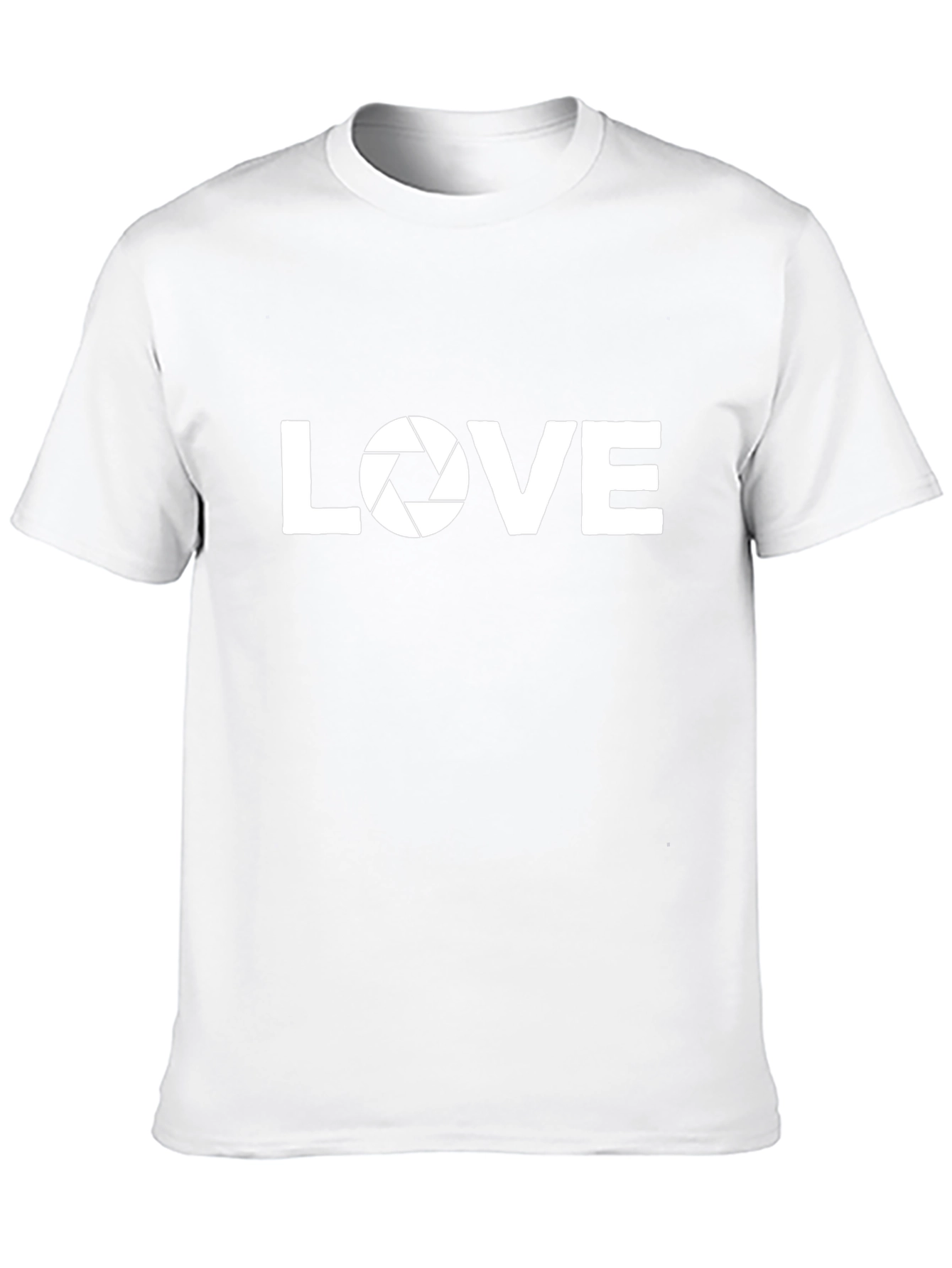 Love Photography T-Shirt - Camera Aperture Design
