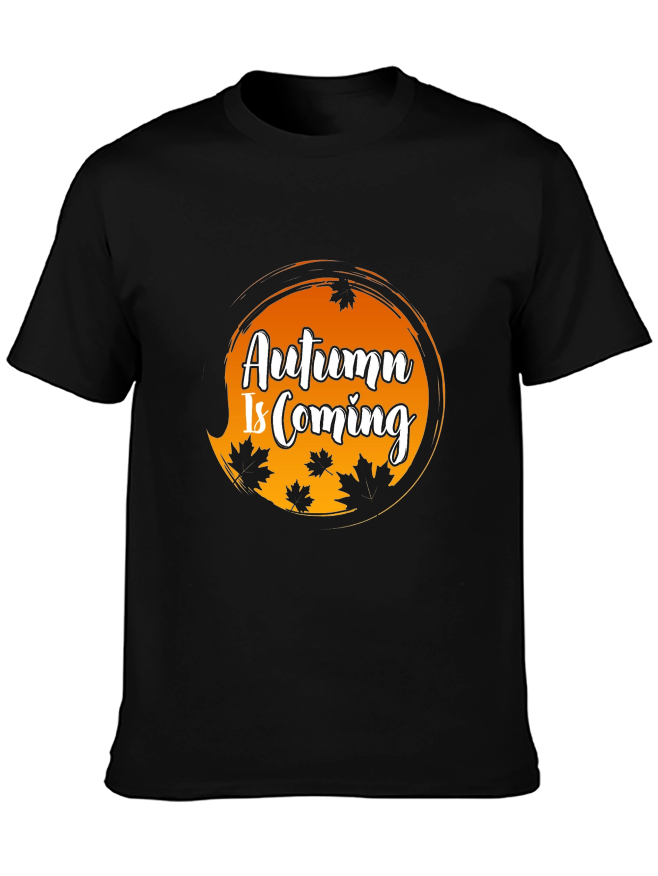 Autumn is Coming Black T-Shirt