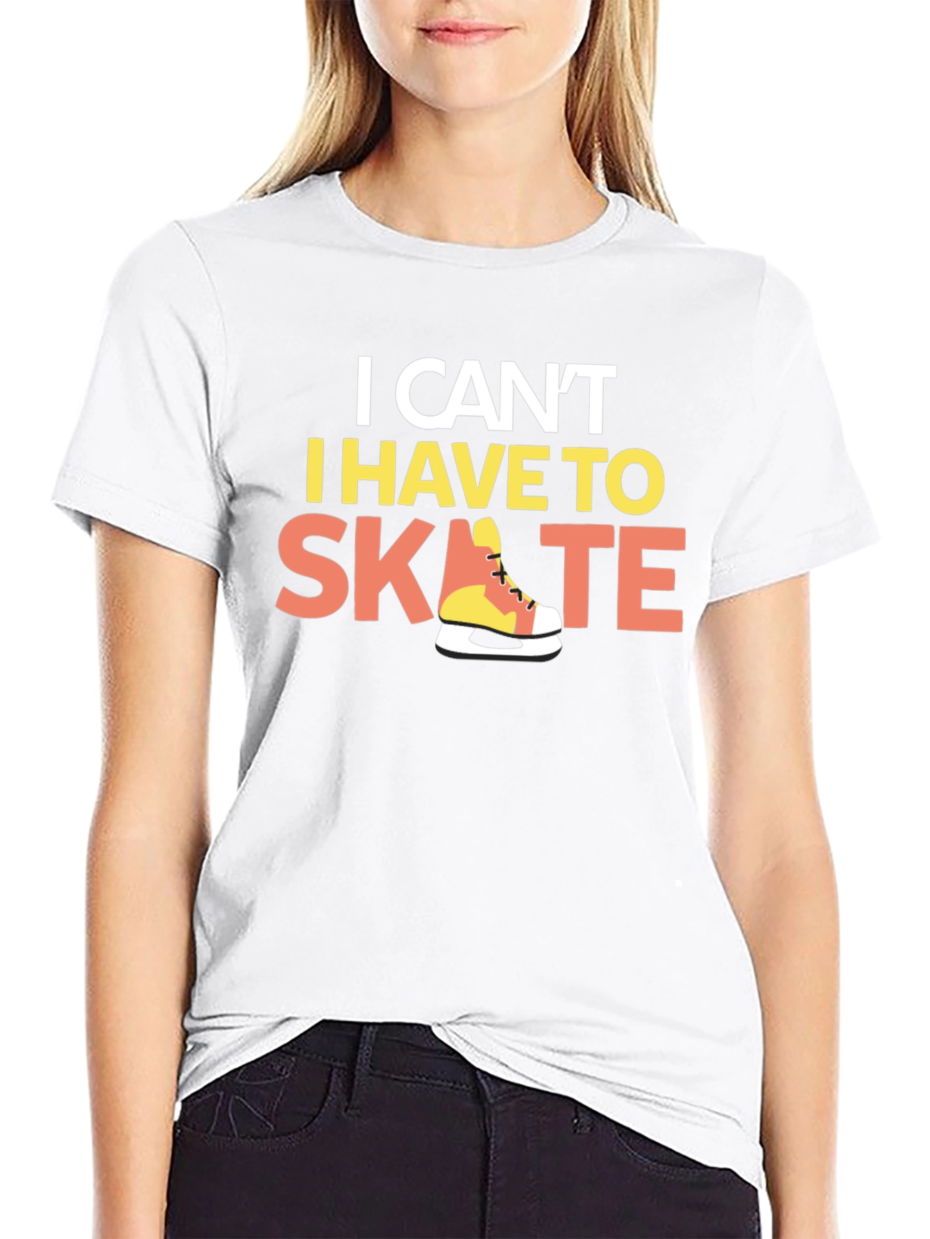 I Cant I Have To Skate T-Shirt - Novelty Graphic Tee