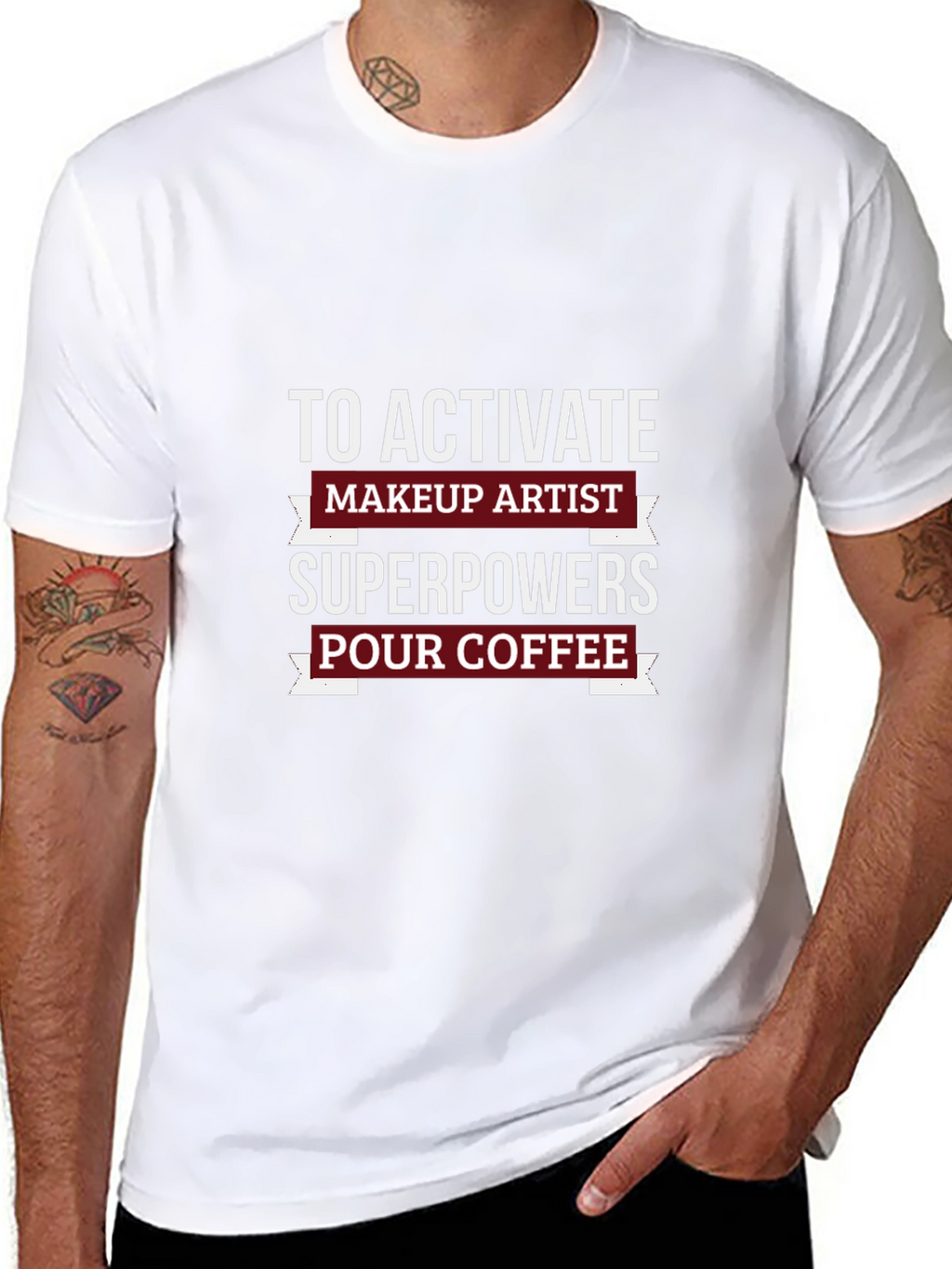 Makeup Artist Superpowers T-Shirt - Coffee Lover Tee
