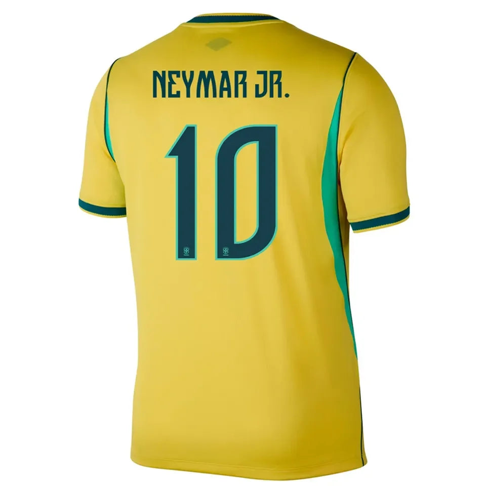 2026/27 Brazil 1:1 Quality Home Yellow Fans Soccer Jersey Detail 2
