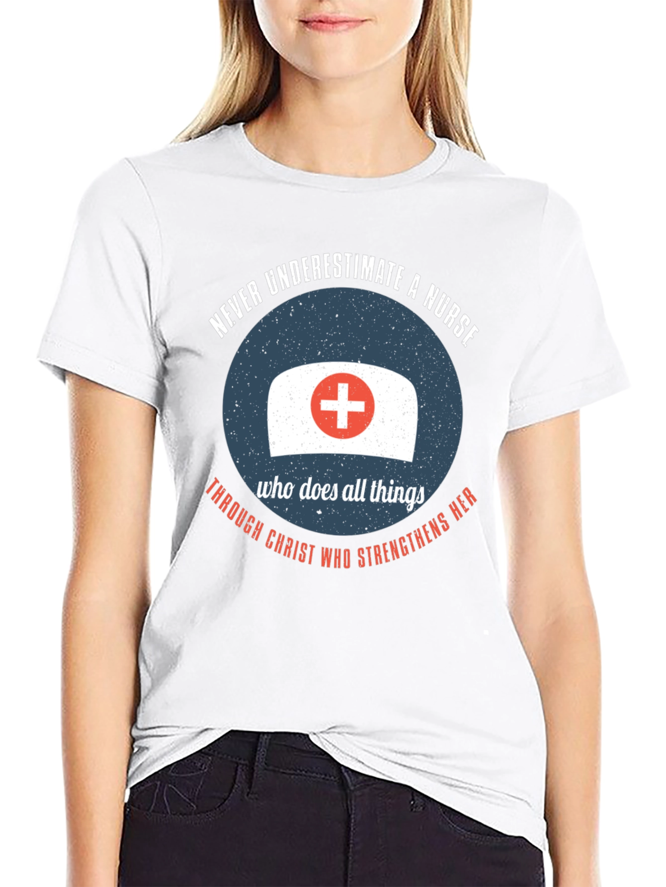 Nurse Strength T-Shirt - Christian Theme