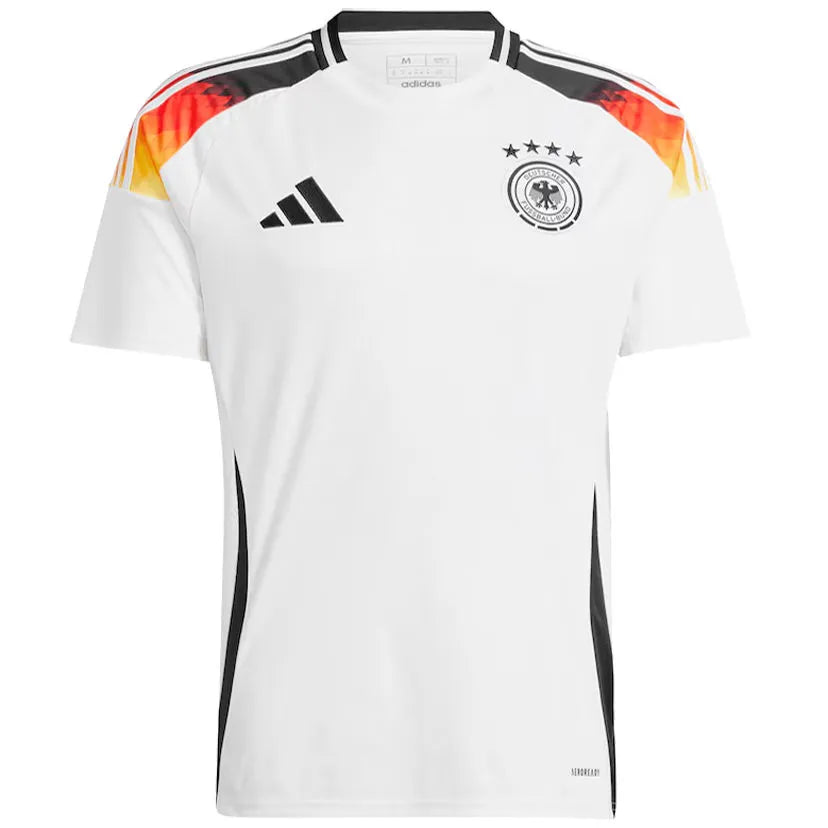 MÜLLER #13 Germany Home White Fans Soccer Jersey 2024/25 ★★ Detail 1