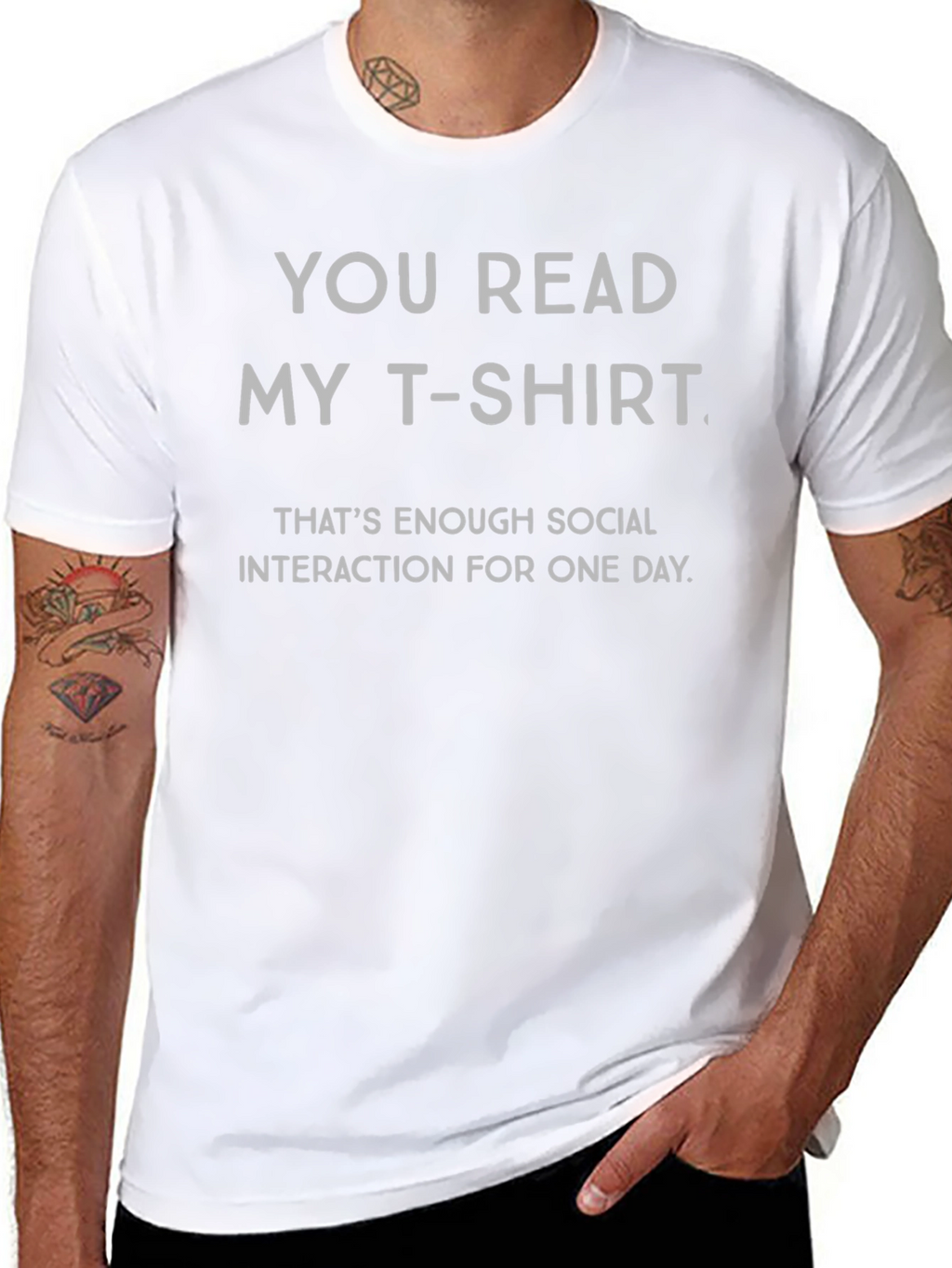 Funny Social Interaction T-Shirt