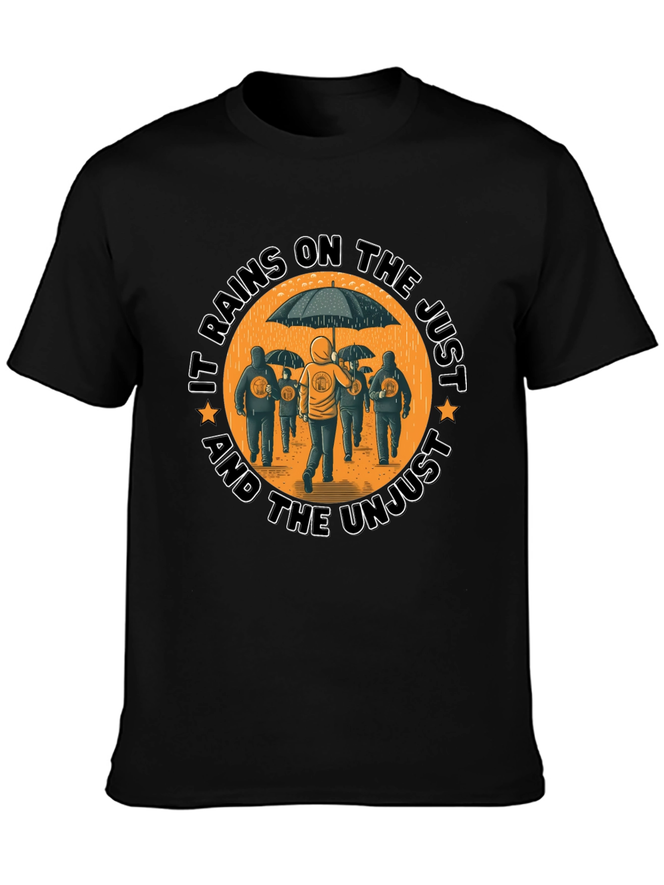 Bitcoin Rain Unisex T-Shirt
