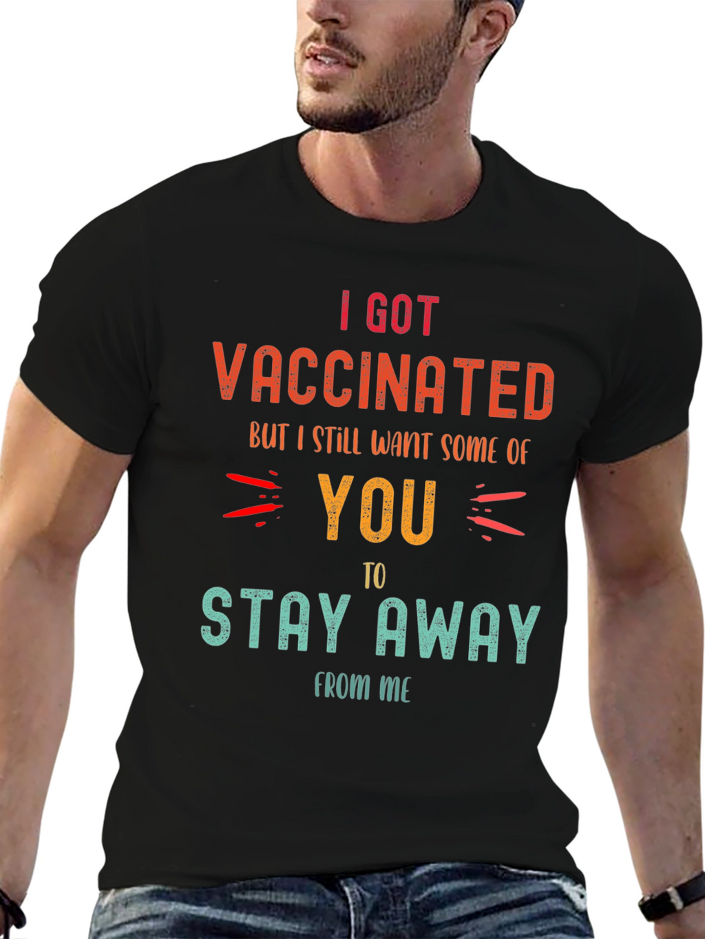 Vaccinated Funny Graphic T-Shirt