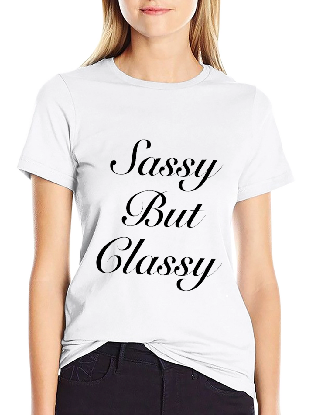 Sassy But Classy Black T-Shirt