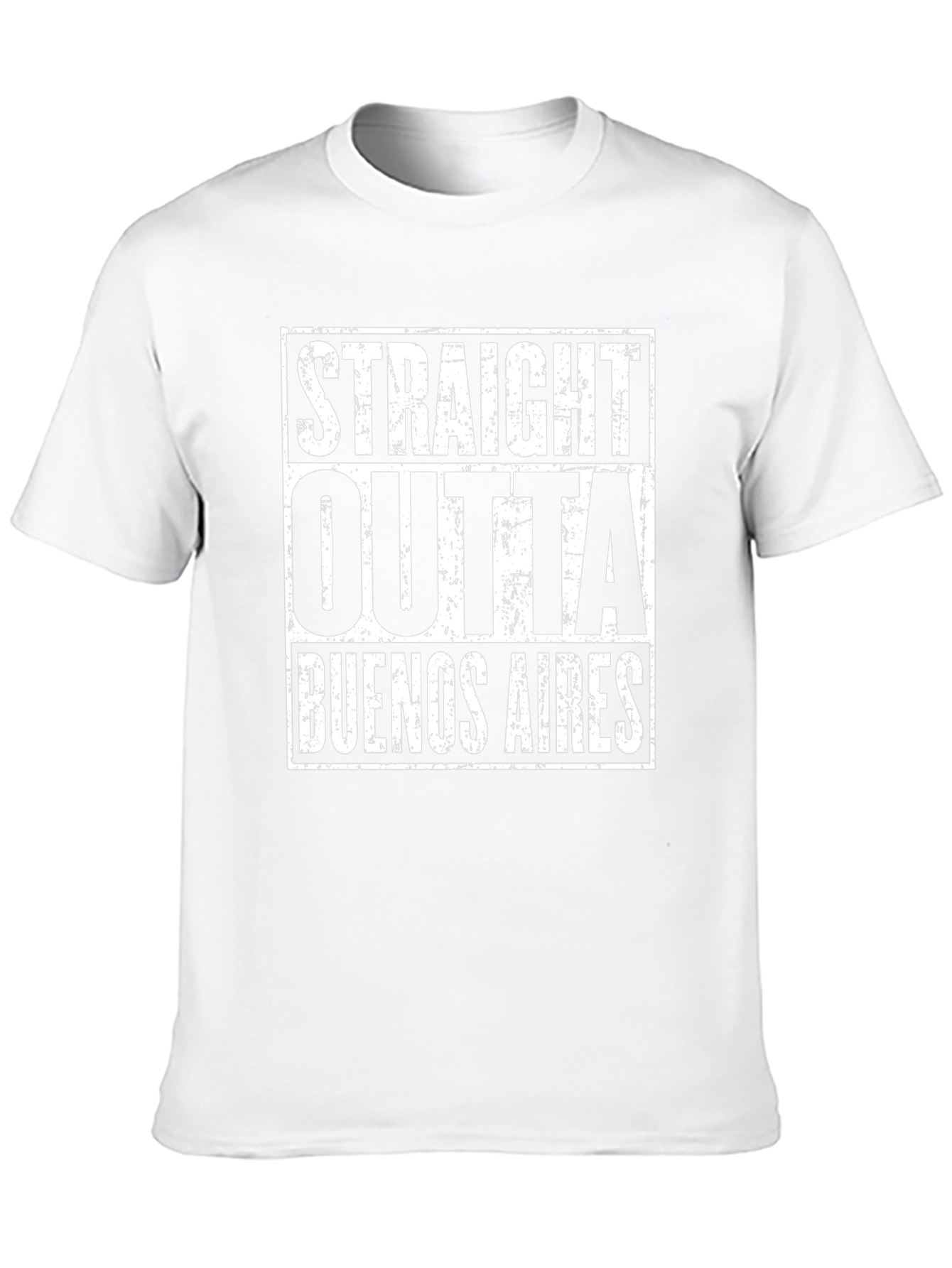 Straight Outta Buenos Aires Black T-Shirt
