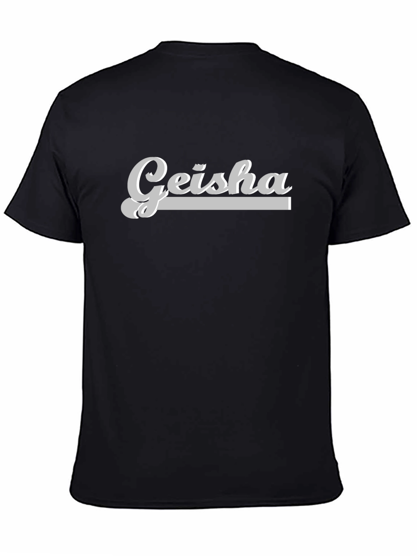 Geisha Graphic Black T-Shirt
