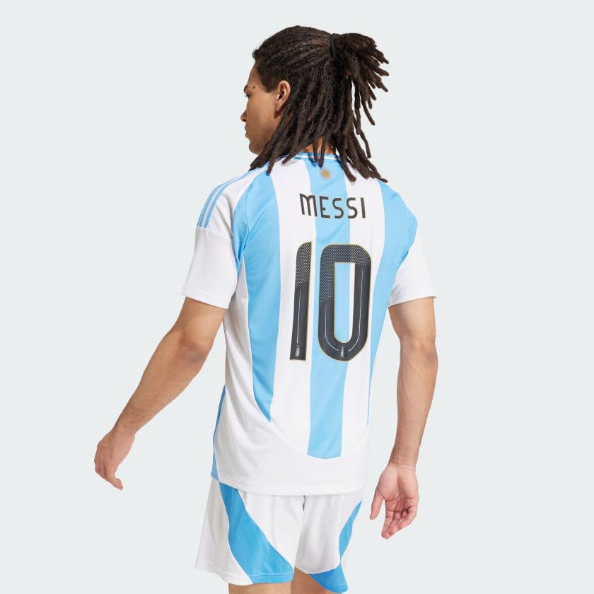 Argentina 24 Messi Home Soccer Jersey
