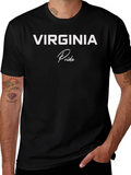 Virginia Pride T-Shirt - Black Graphic Tee
