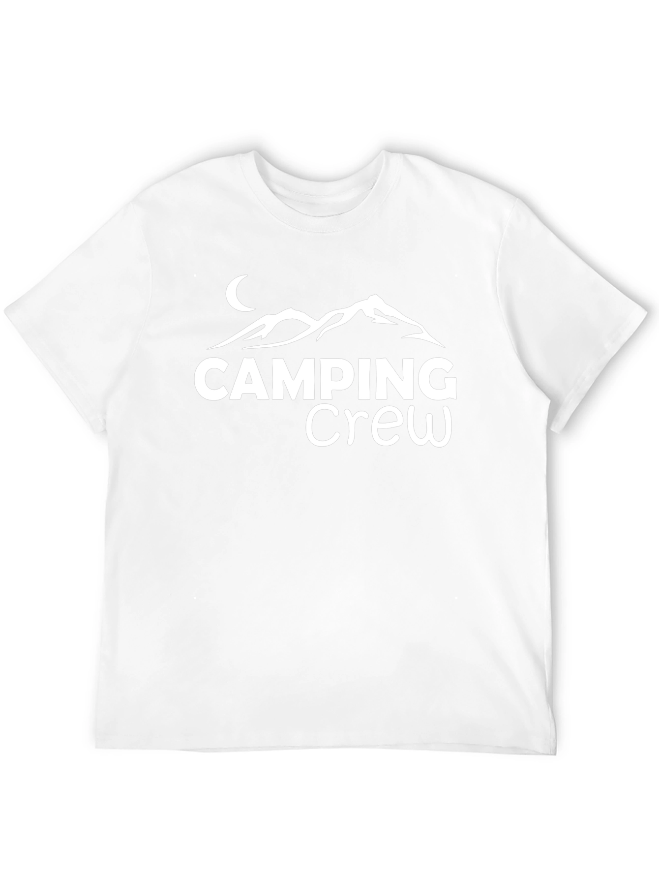 Camping Crew Graphic Tee - Black Unisex T-Shirt