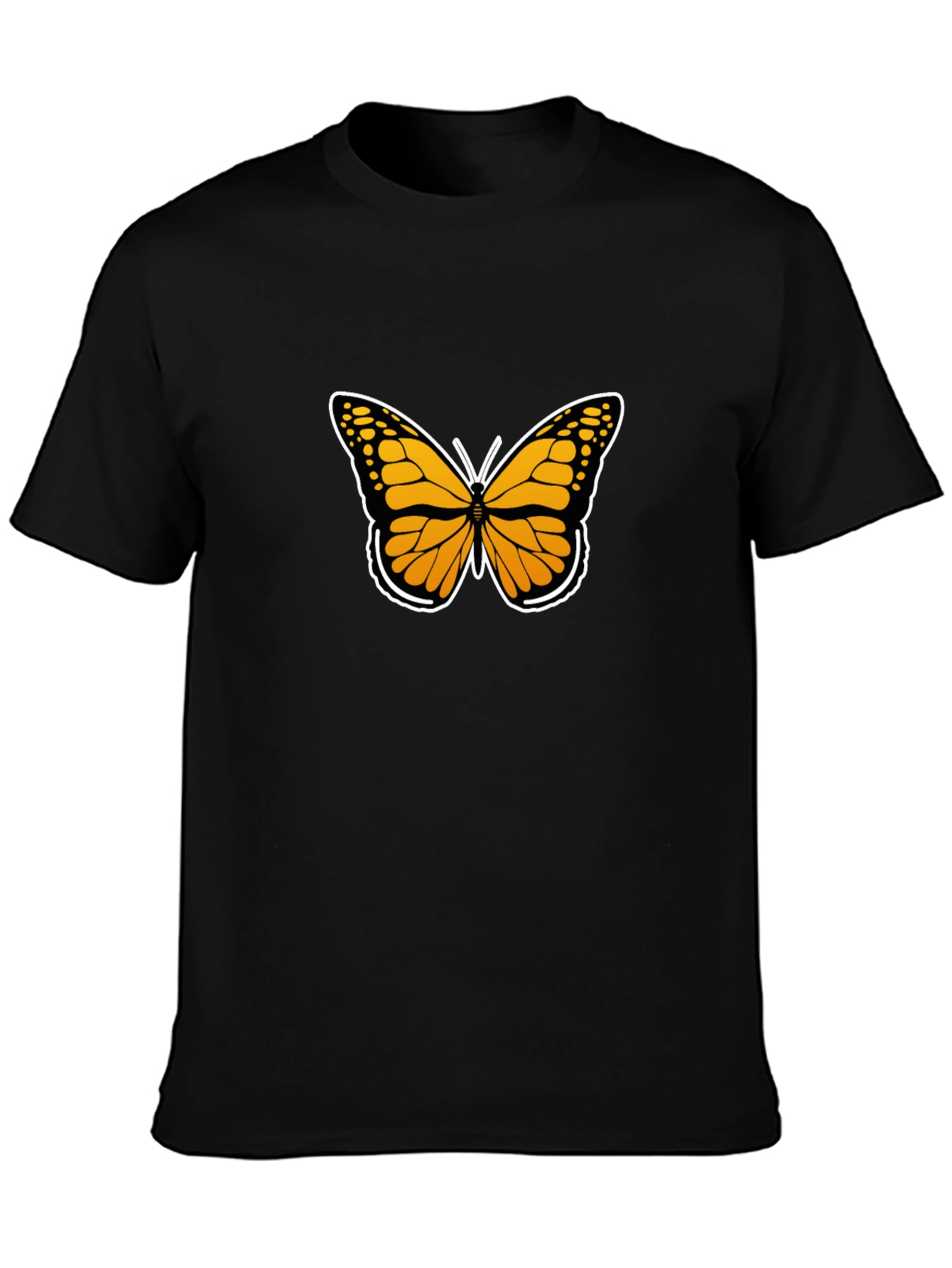 Butterfly Graphic T-Shirt - Black