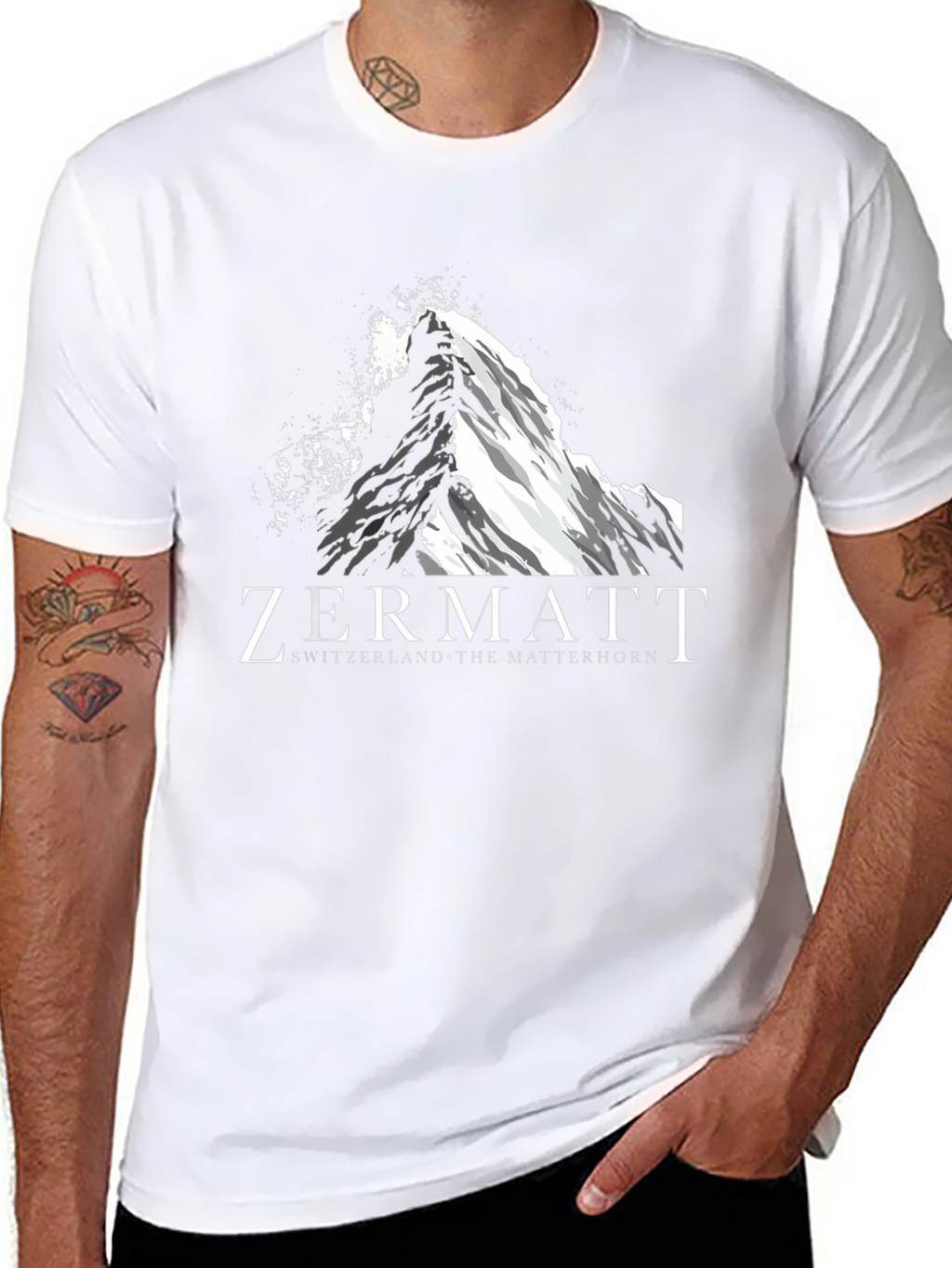 Zermatt Switzerland Matterhorn Graphic Tee