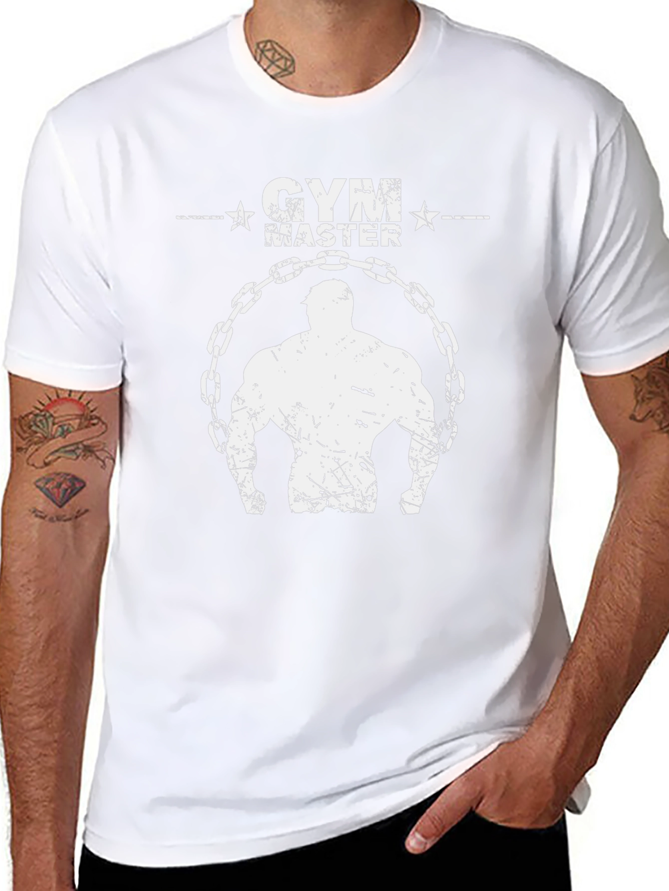 Gym Master Graphic Tee - Bodybuilding Shirt